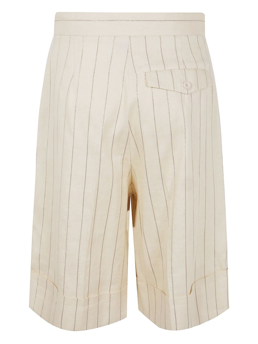 linen-cotton shorts - 2
