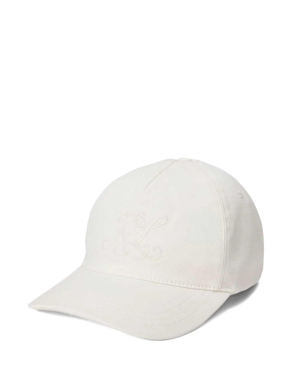 monogram twill ball cap - 1