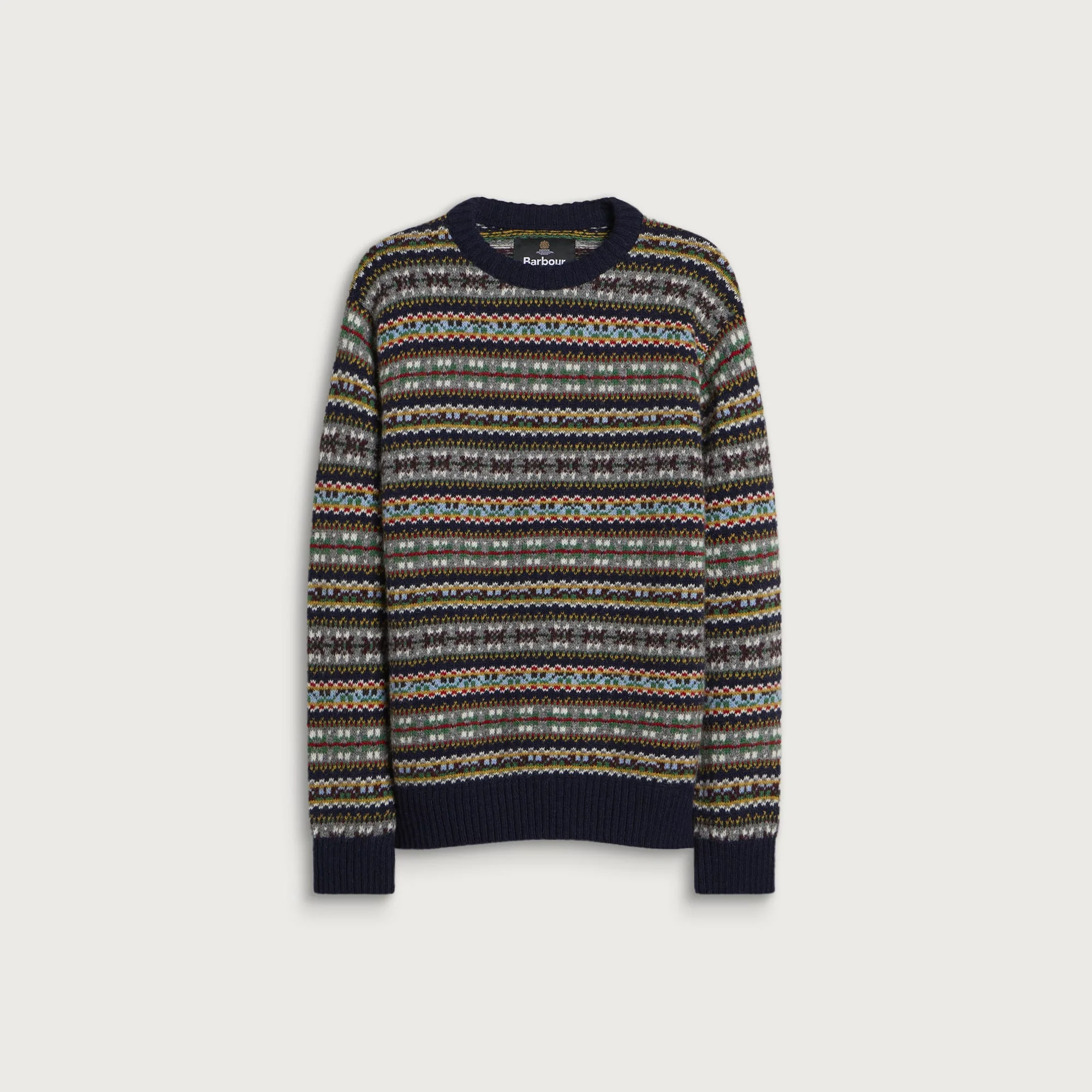 Barbour Scottish Made Fairisle Crew - 1