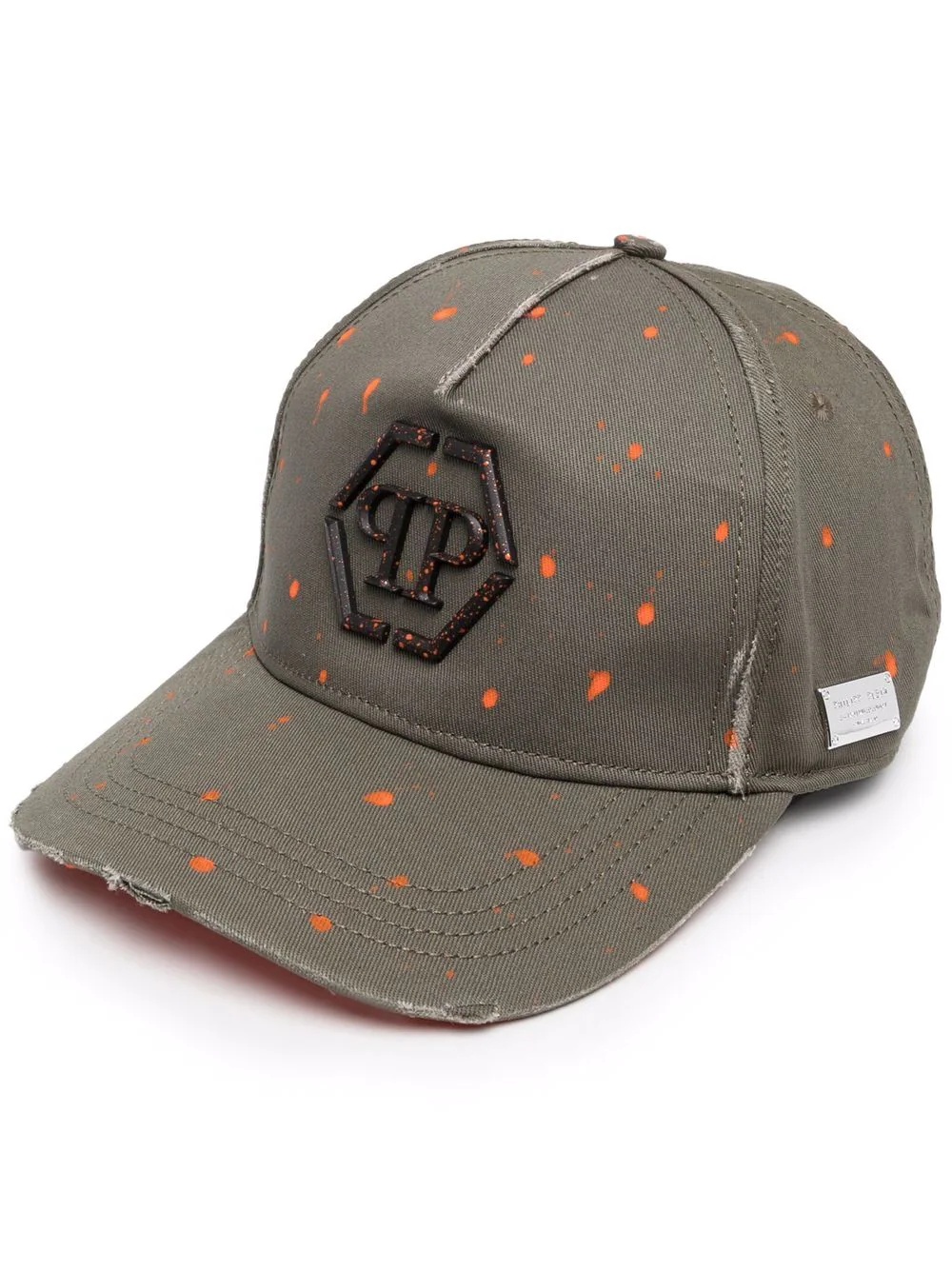 Hexagon abstract-print baseball cap - 1