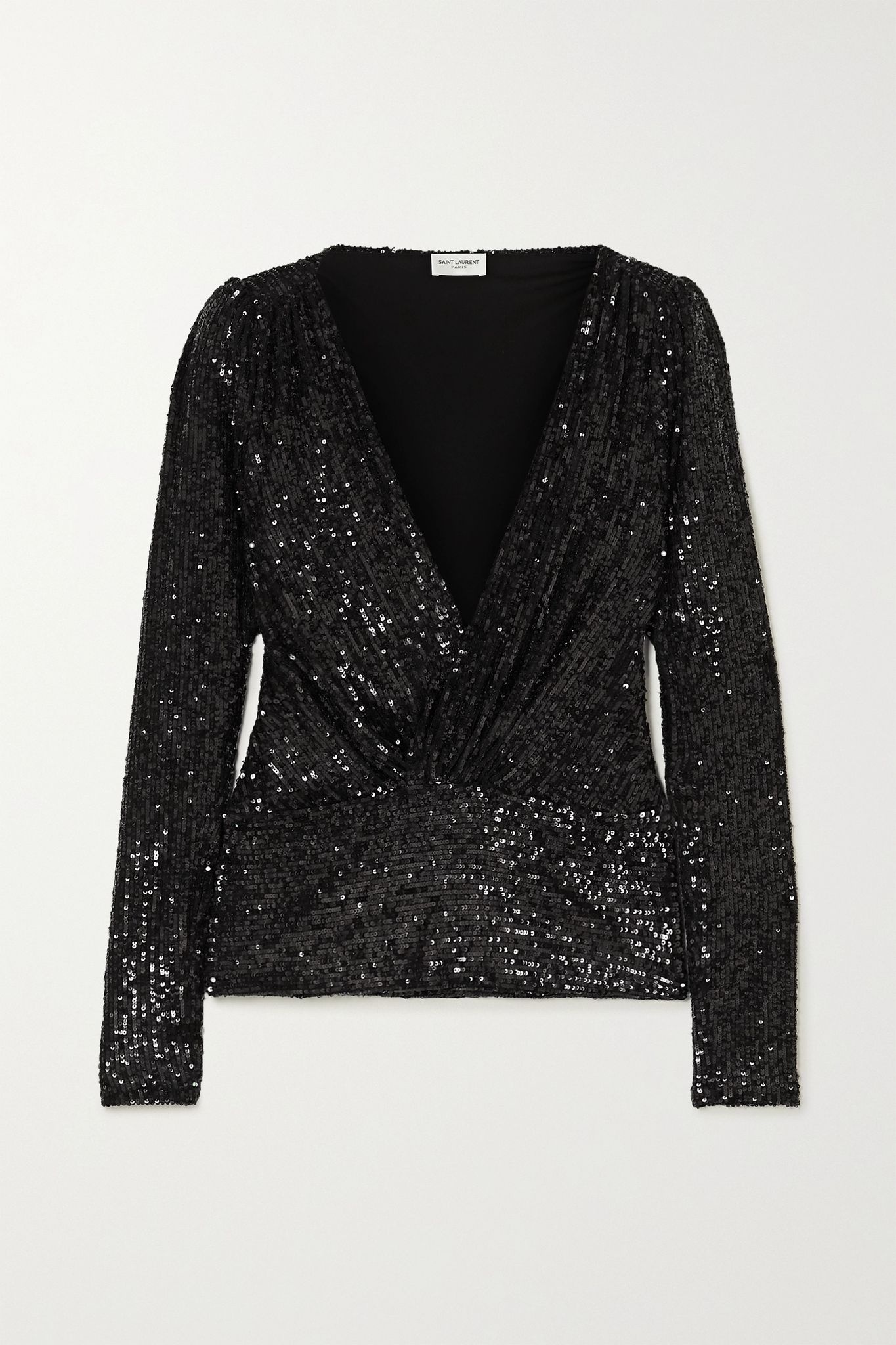 Sequined jersey blouse - 1