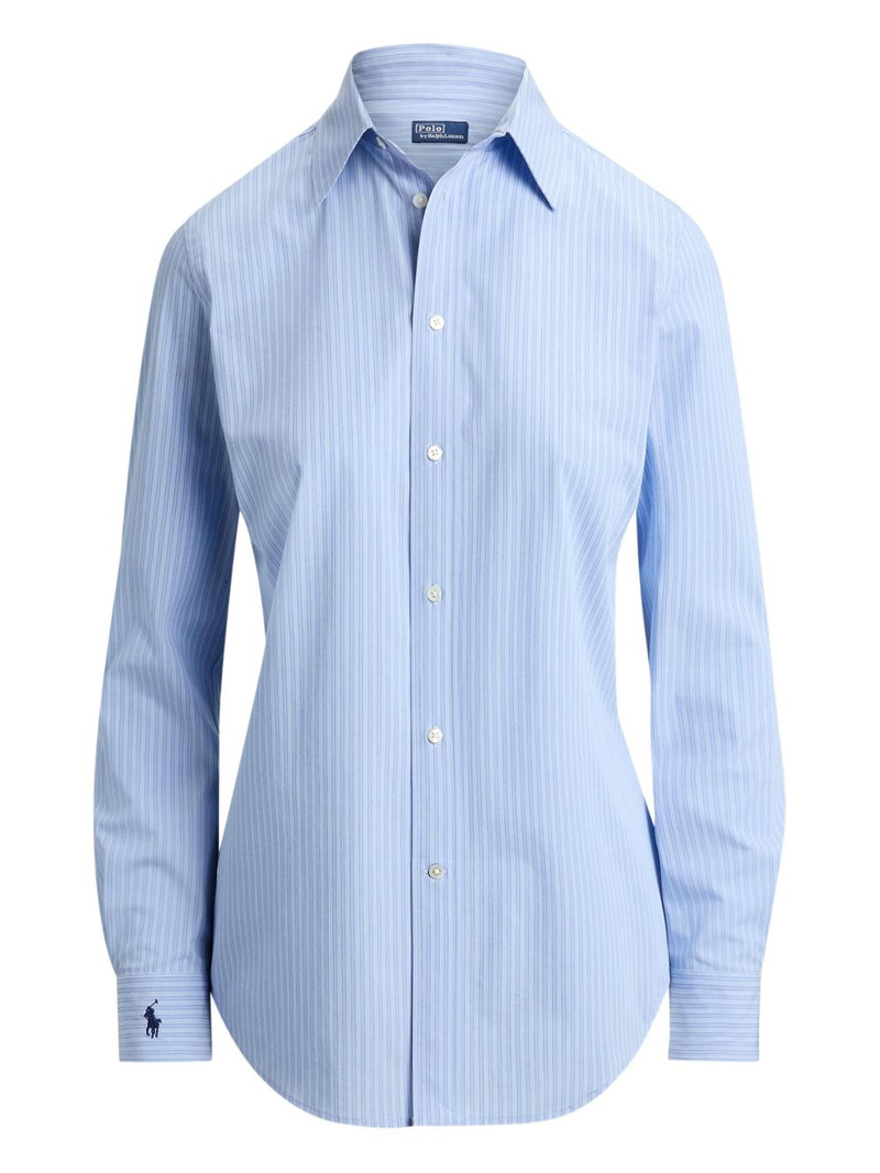 Button-Down Embroidered Cotton Shirt 1