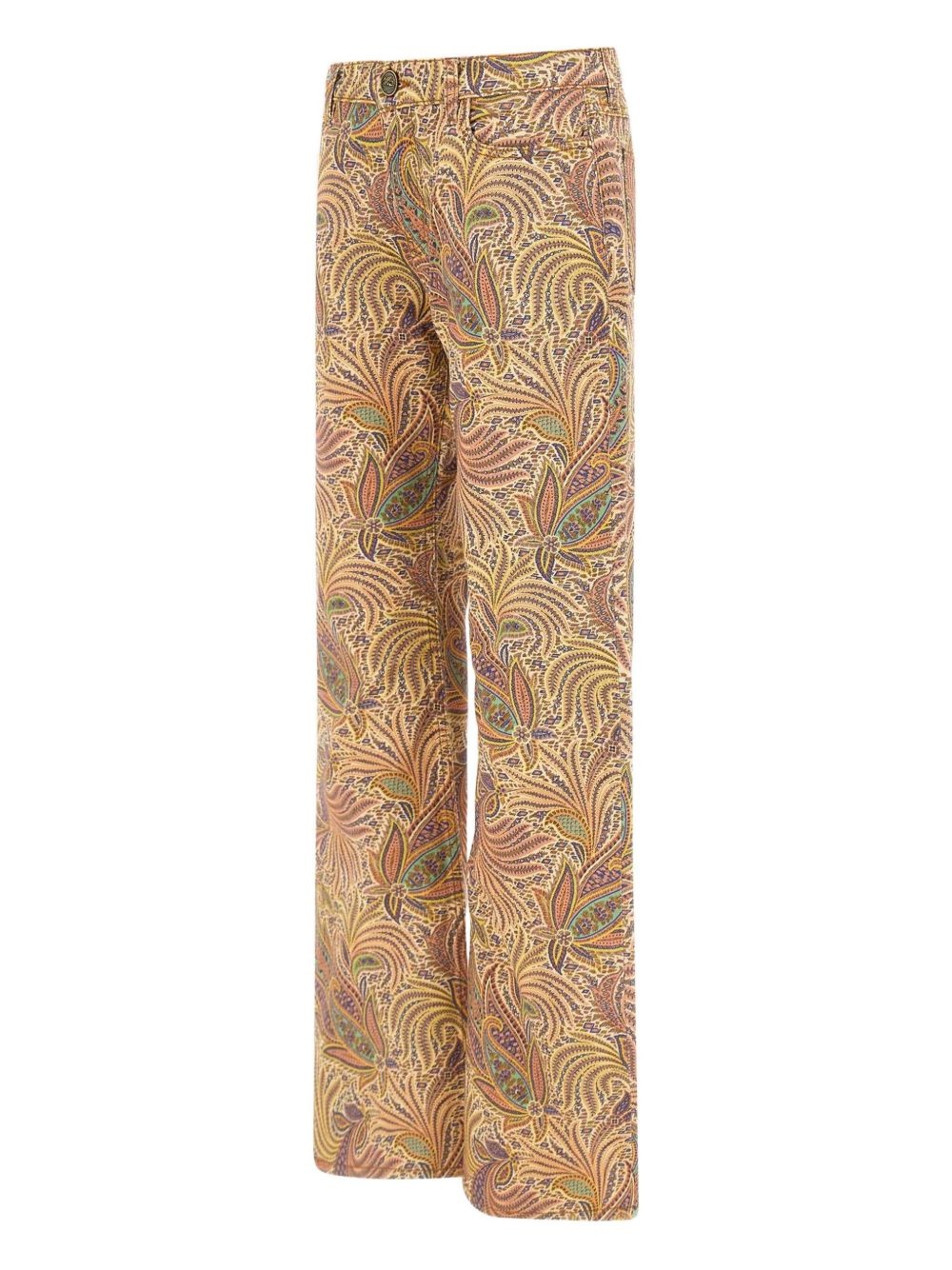 paisley-print trousers - 3