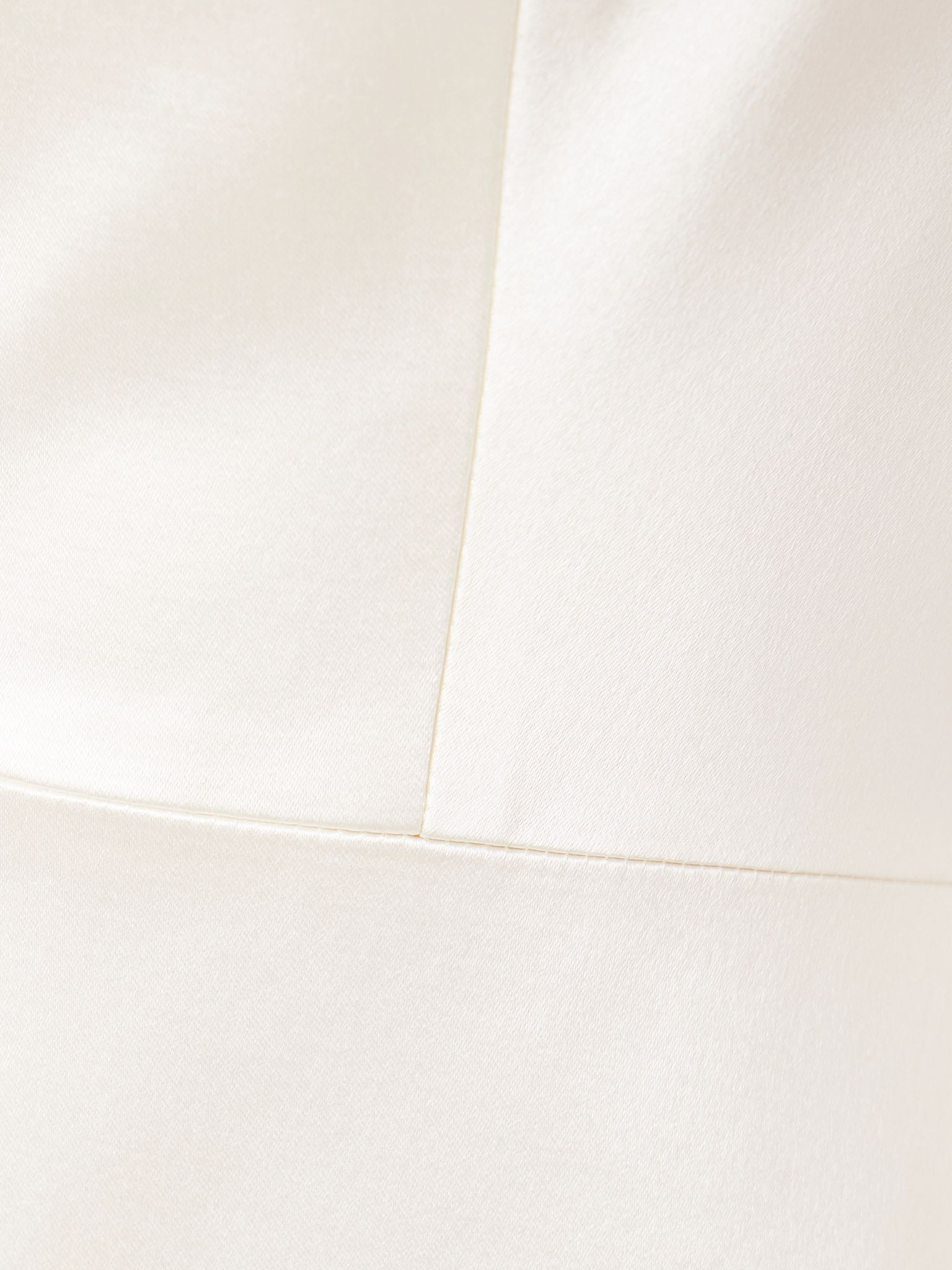 Emerson silk and wool-blend satin gown Off-white - 4