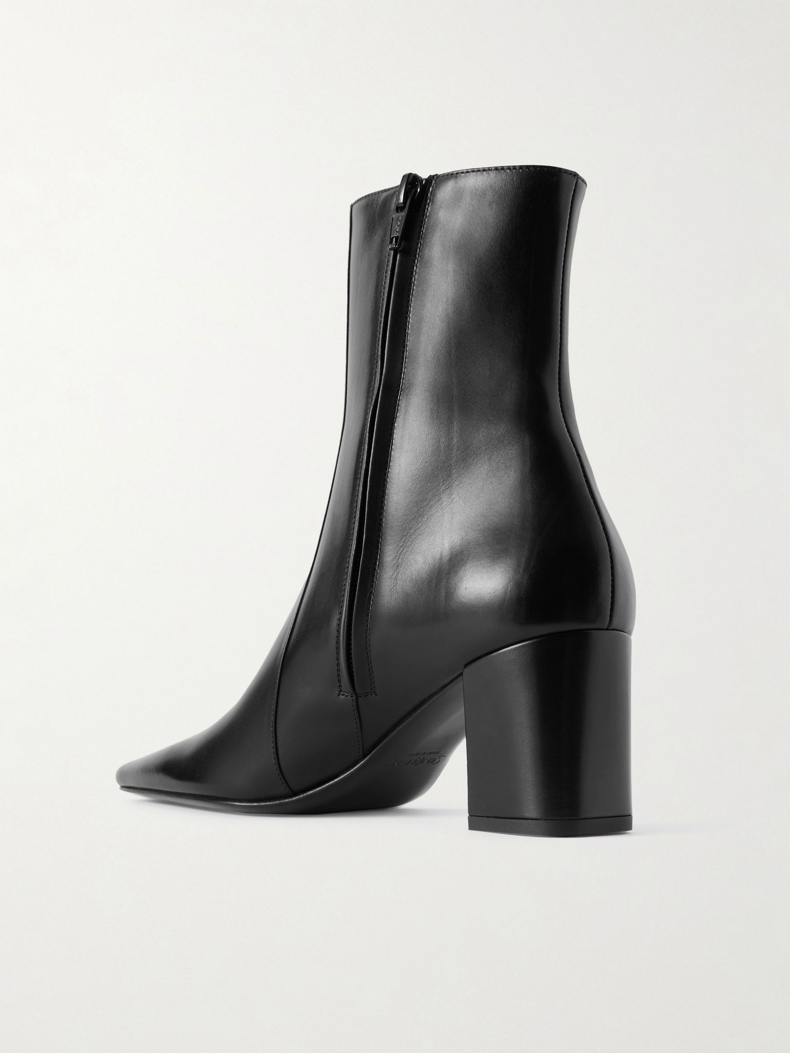 Rainer leather ankle boots Black - 3