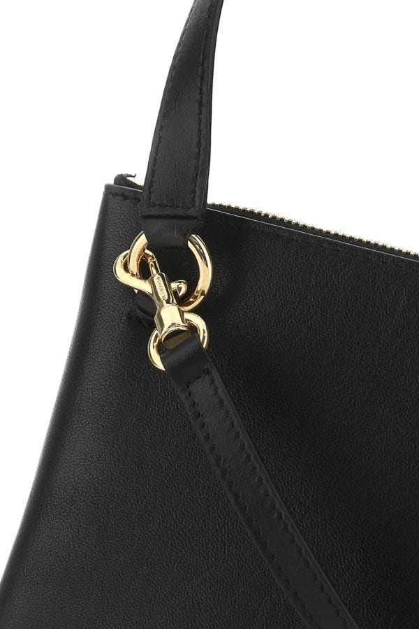 Jil Sander Black nappa leather handbag | gebnegozionline
