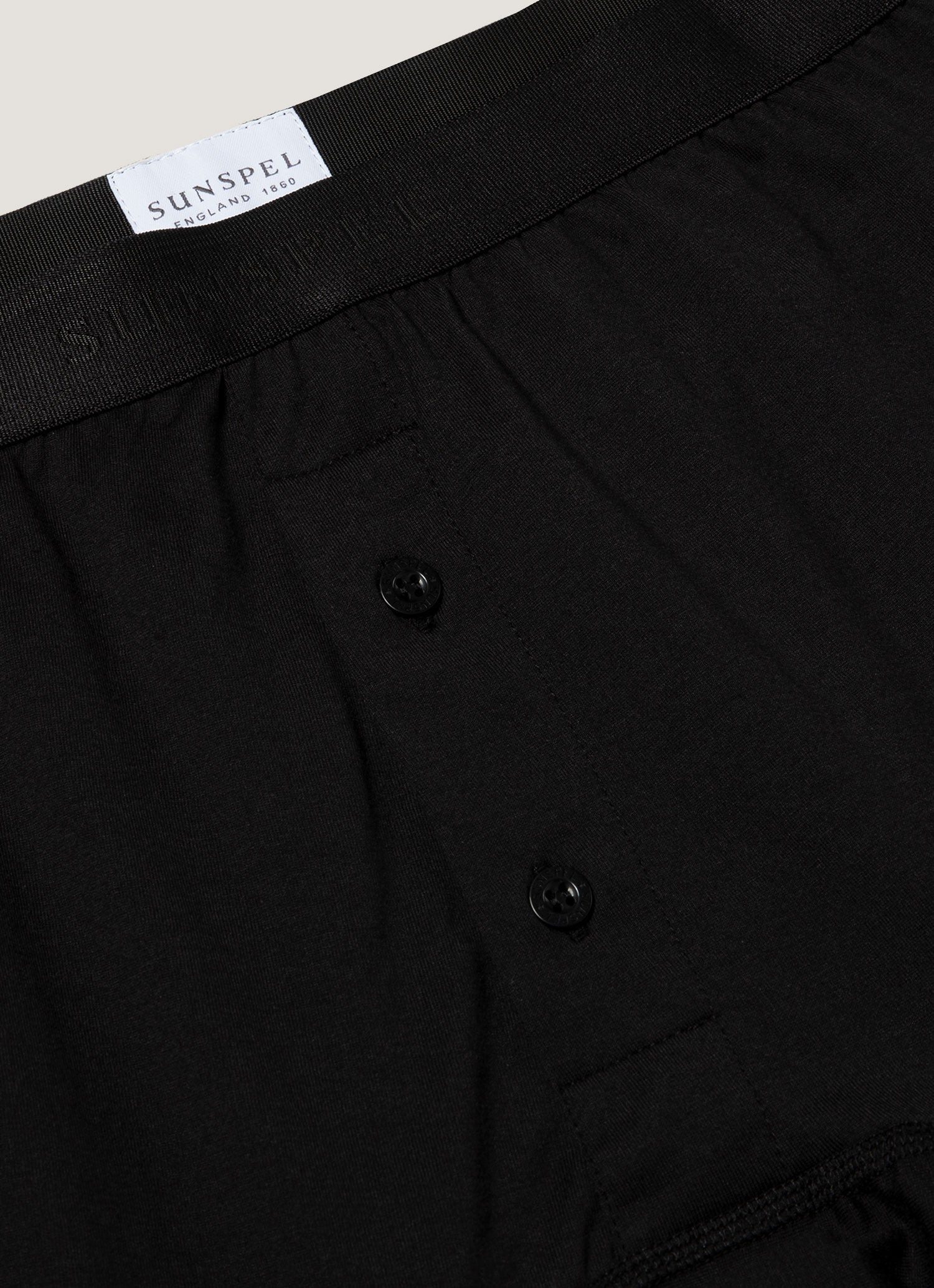Superfine Cotton Two‑Button Shorts - 4