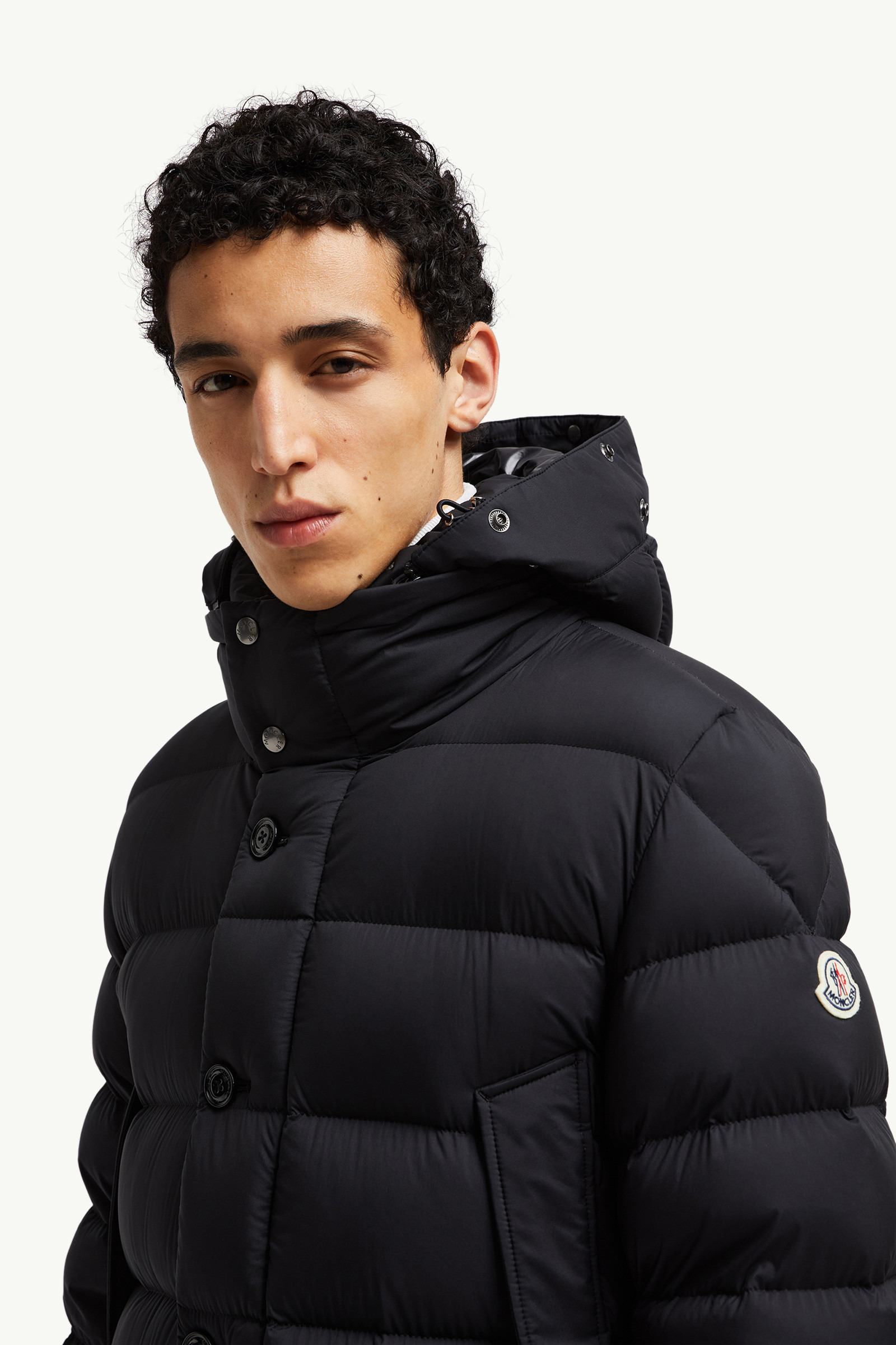 Clunye Hooded Mid-Length Down Jacket - 4
