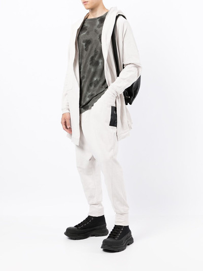 Julius concealed-fastened oversized hoodie outlook