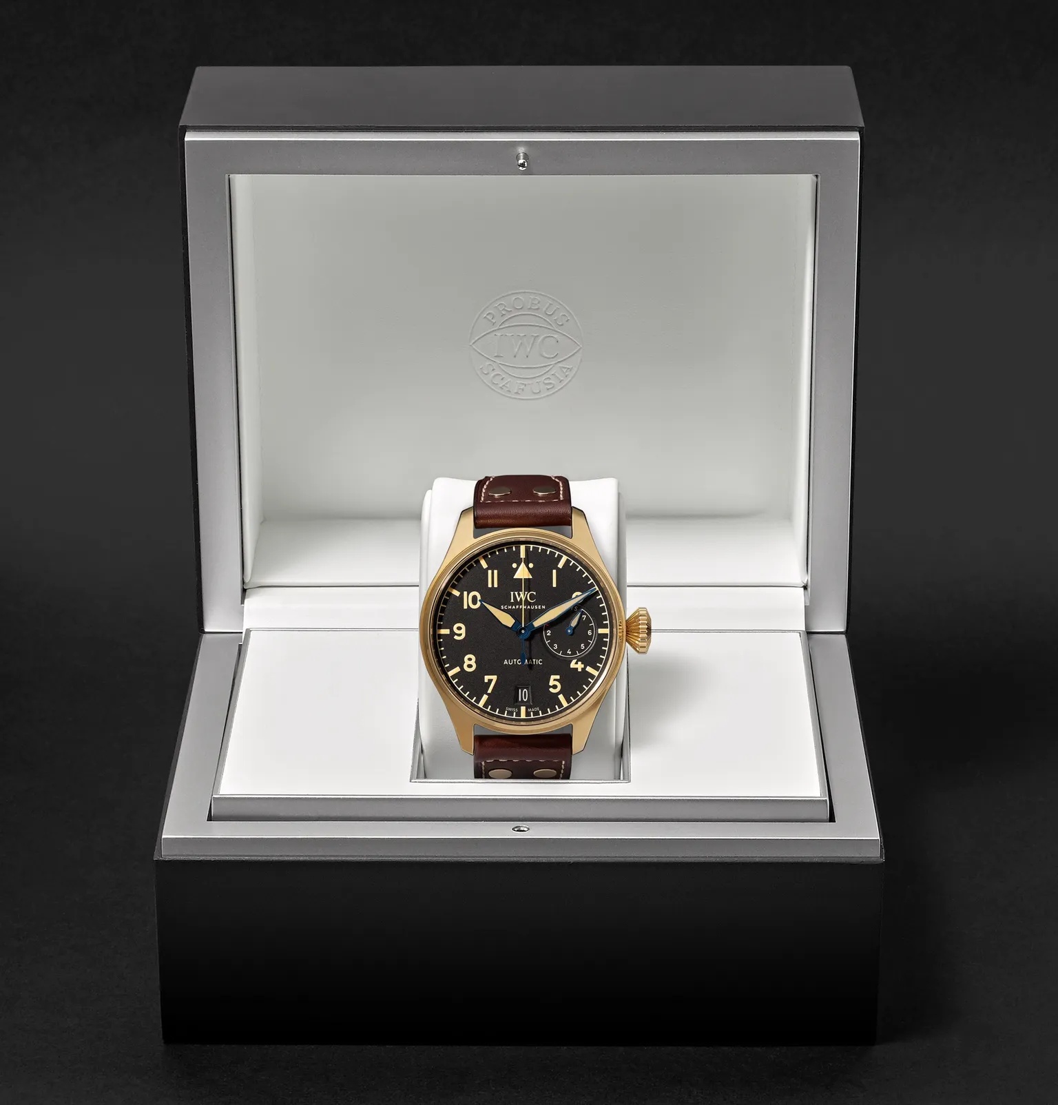 Big Pilot's Heritage Limited Edition Automatic 46mm Bronze and Leather Watch, Ref. No. IW501005 - 9