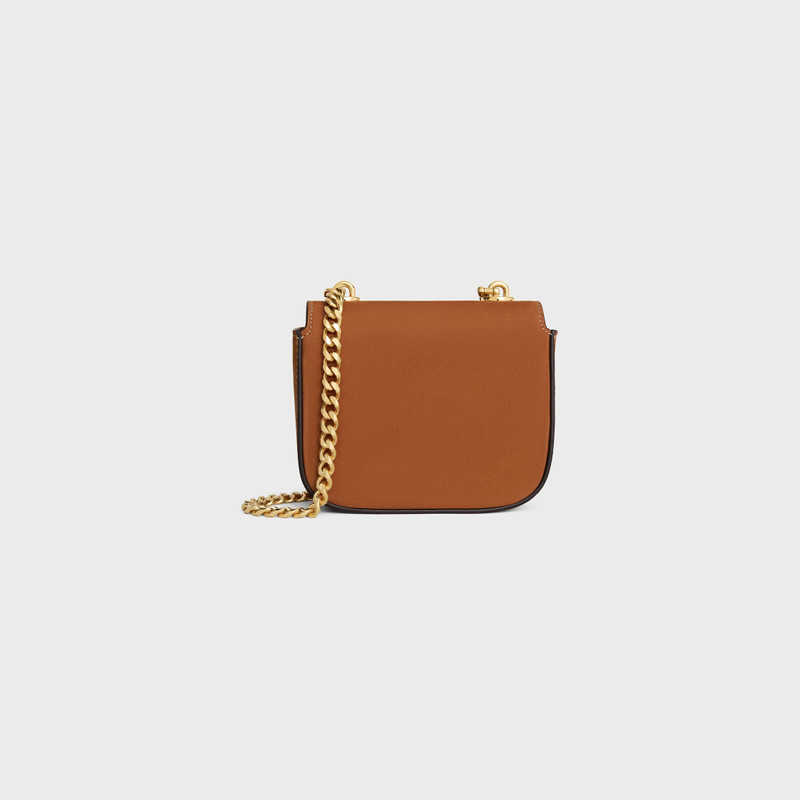 MINI CHAIN CLAUDE IN NUBUCK CALFSKIN 3