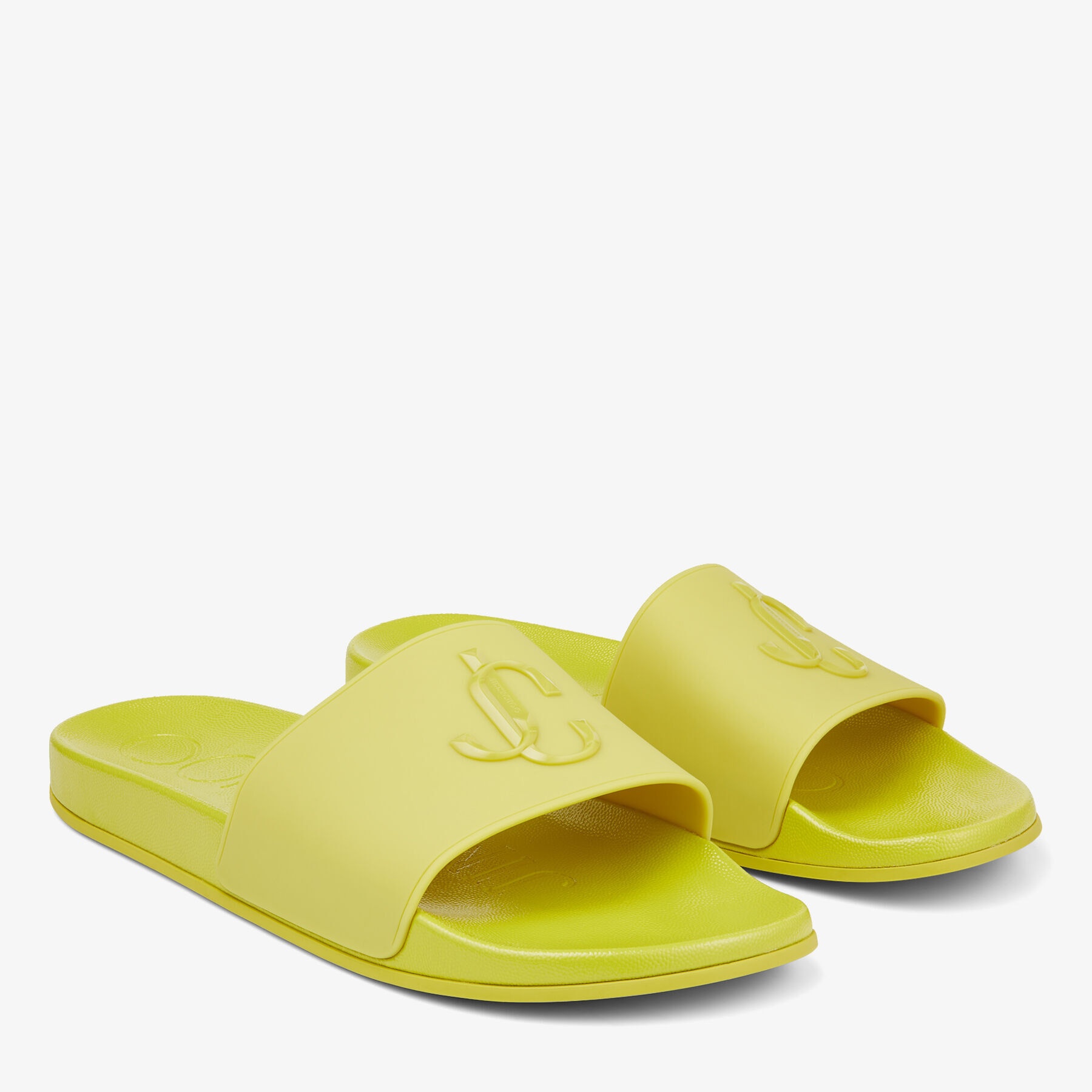 Port/M
Lime Rubber Slides with JC Monogram - 2