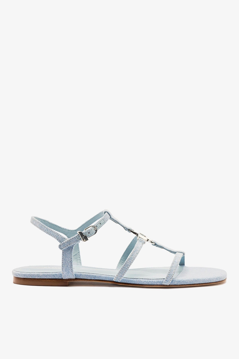 Hana Flat Sandal Maya Denim 1