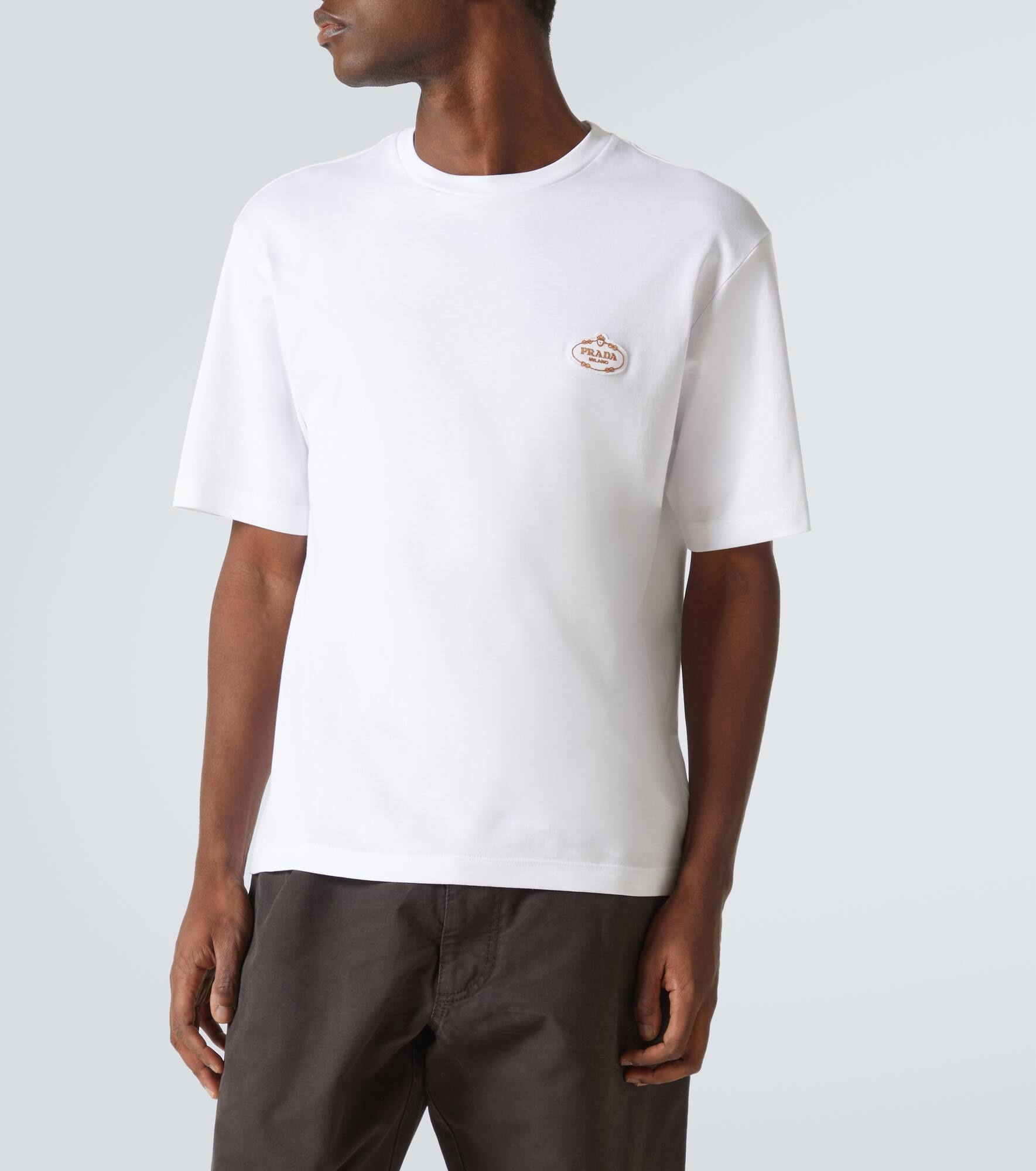 Interlock cotton jersey T-shirt - 3