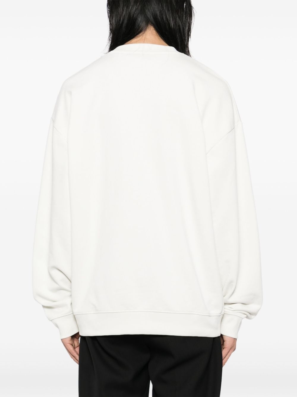 Double Logo cotton sweatshirt - 4