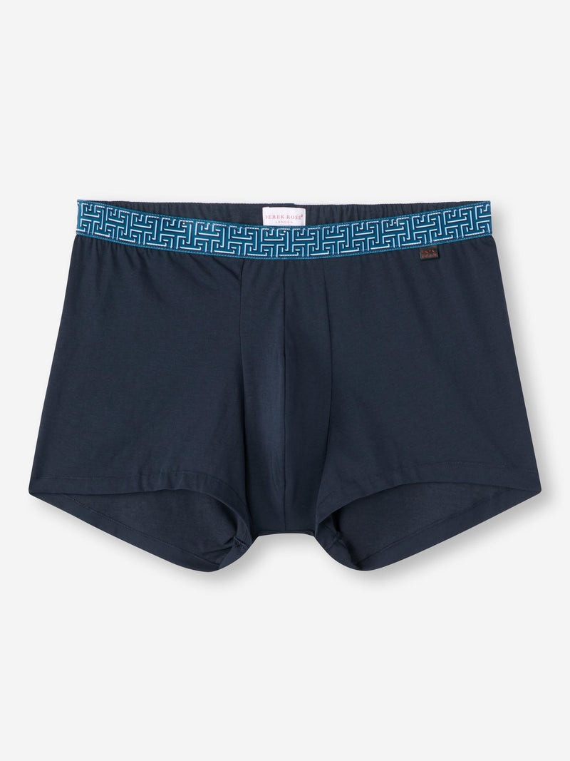 Men's Boxer Briefs Band 63 Pima Cotton Stretch Navy 1