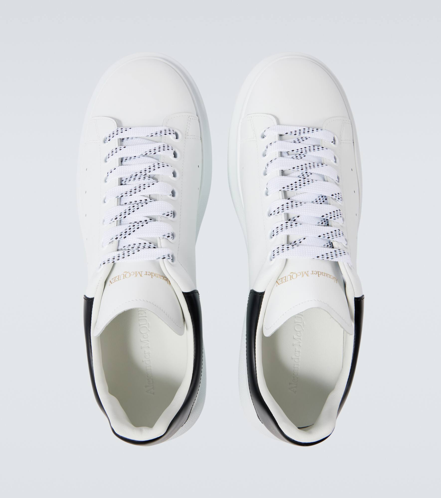 Oversized leather sneakers - 4