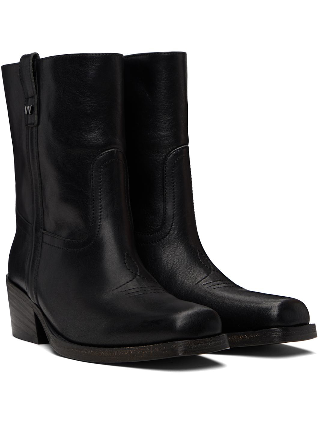 Black Ranch Boots - 4