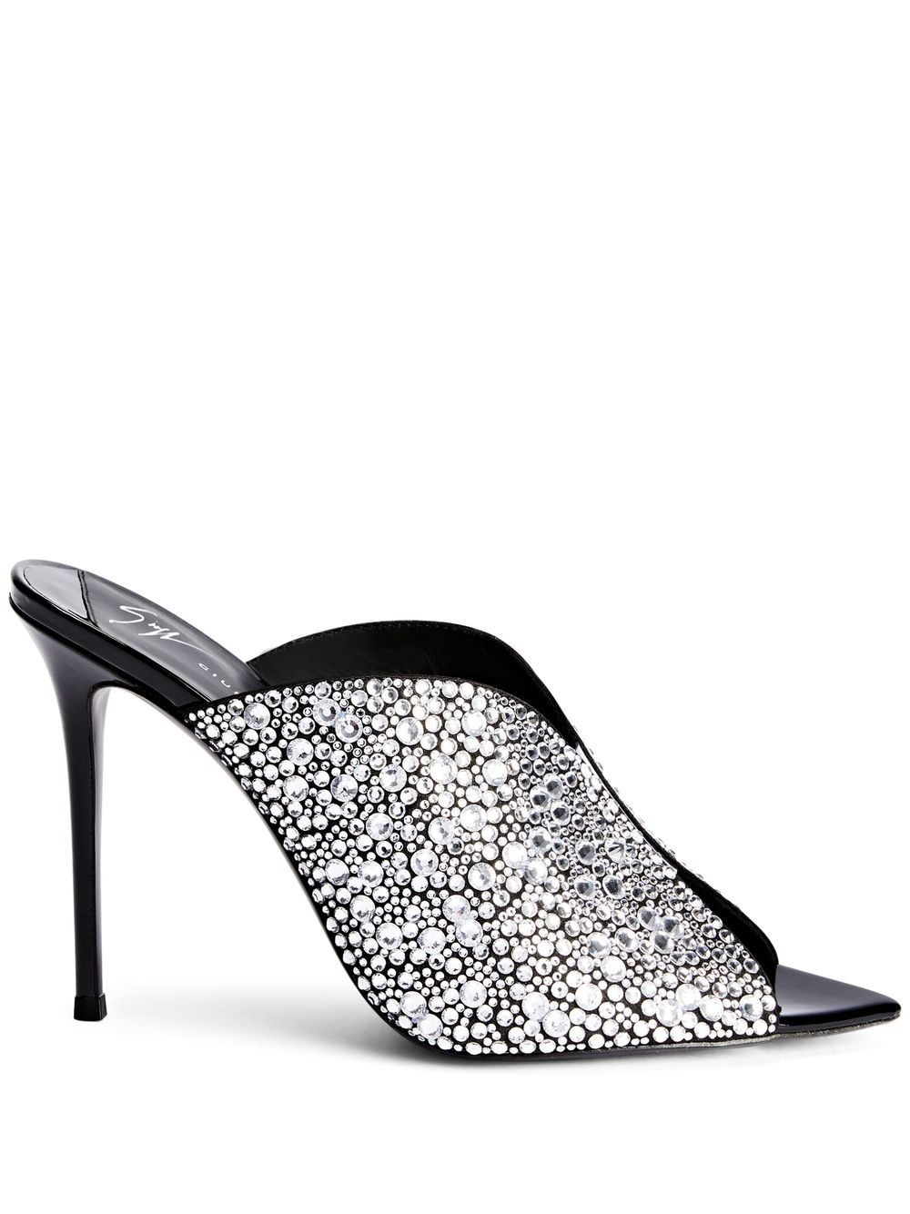 Intriigo Crystal heeled mules - 1