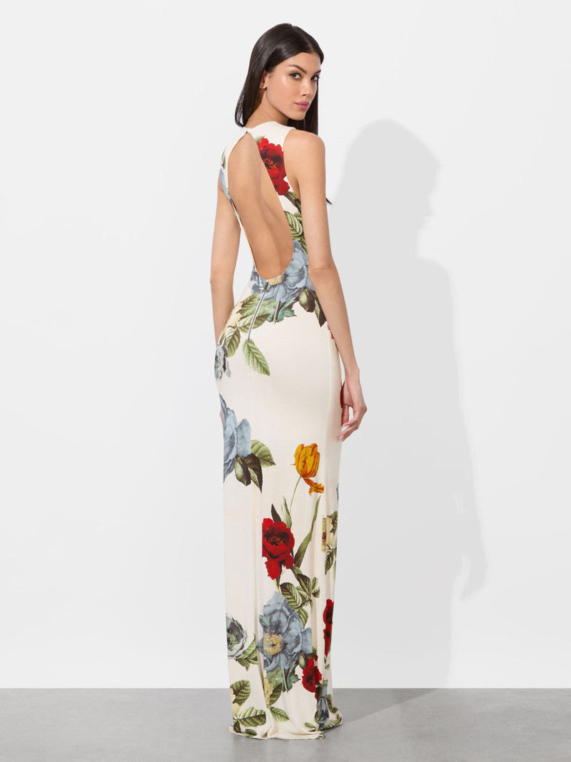 Alice + Olivia DELORA OPEN BACK MAXI DRESS outlook