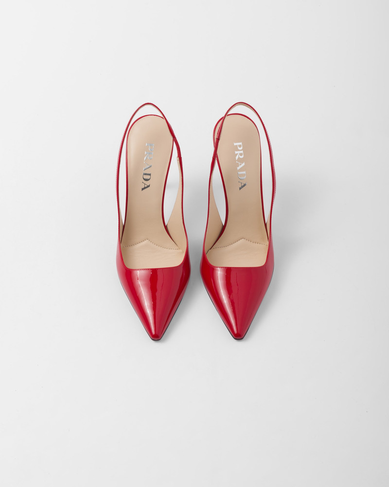 Patent leather slingbacks 4
