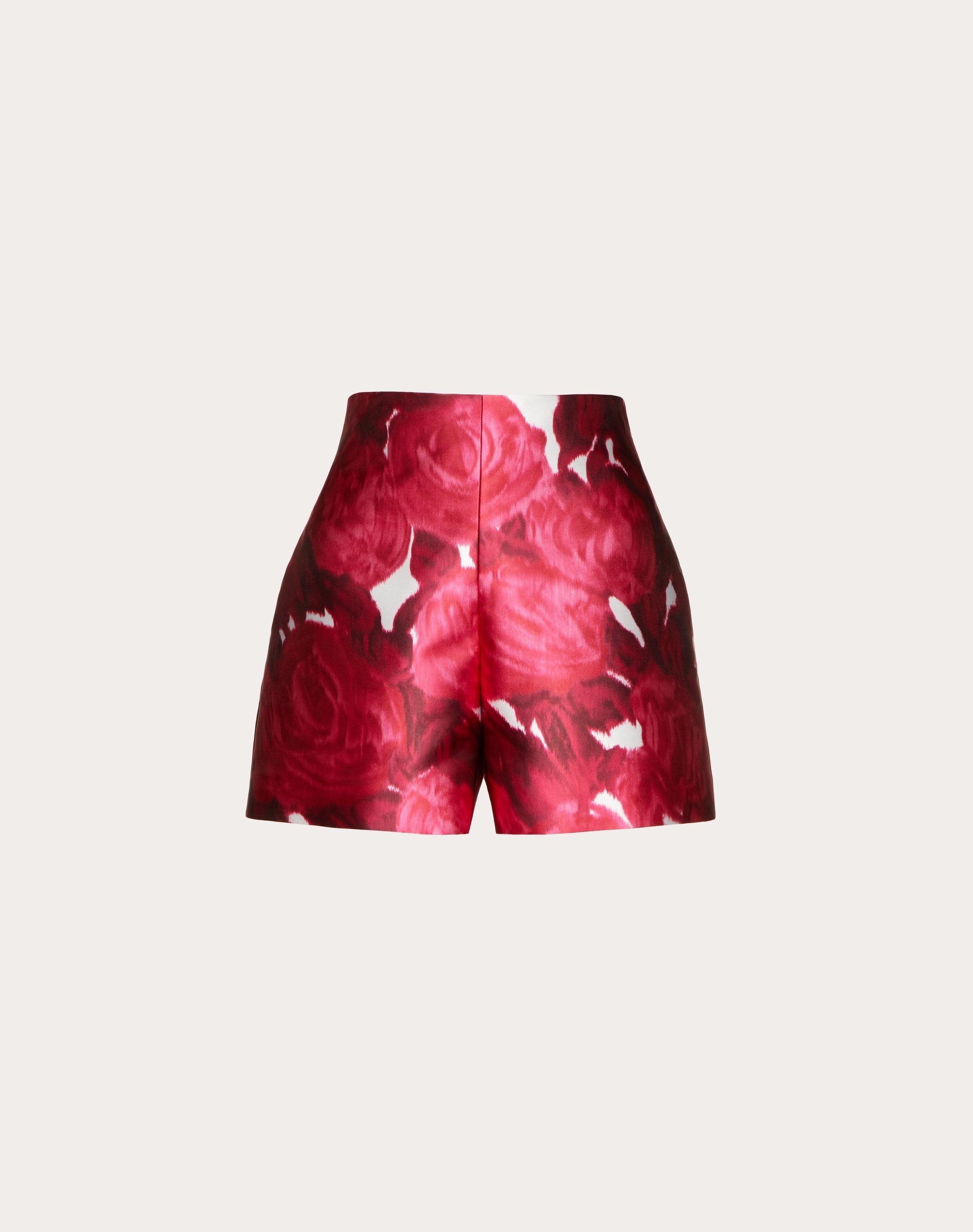 SHORTS IN VALENTINO ROSE MOIRE' TECHNO DUCHESSE - 1