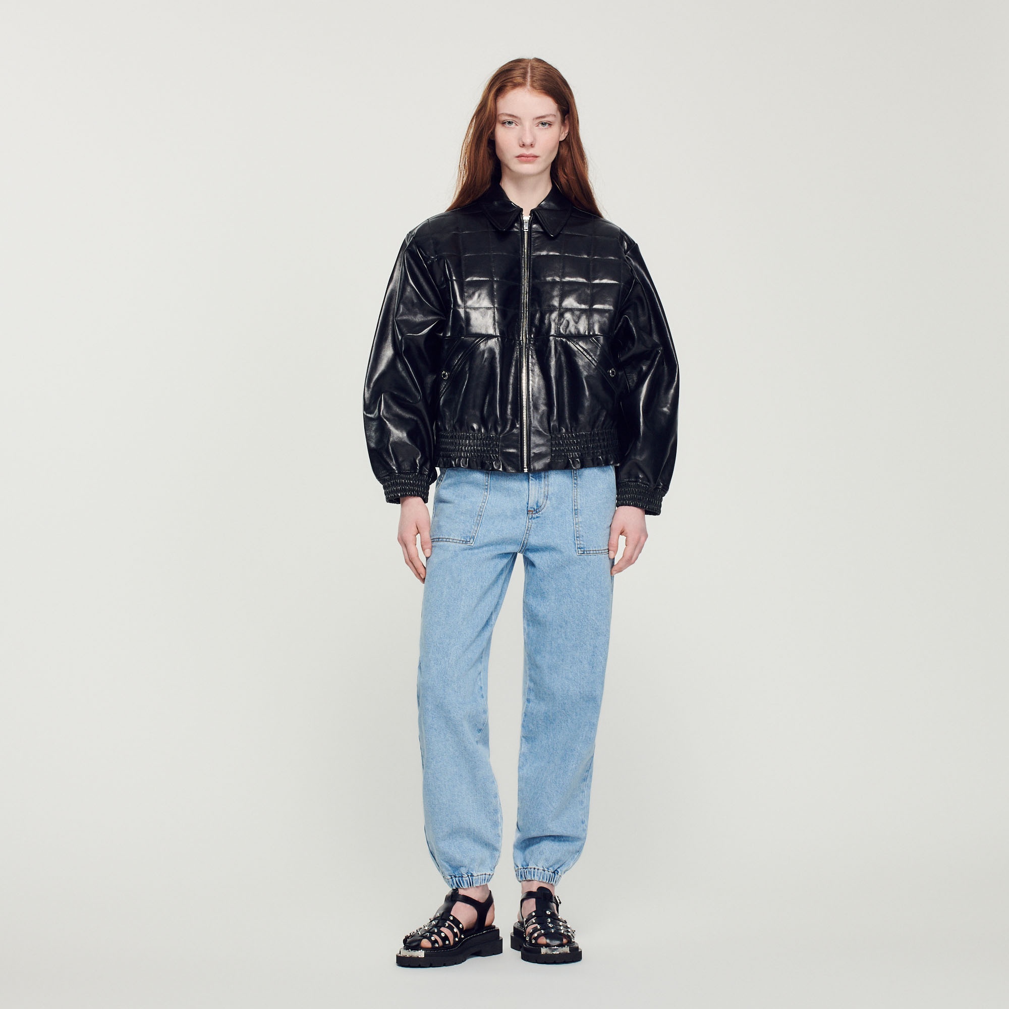 Smooth leather jacket - 3