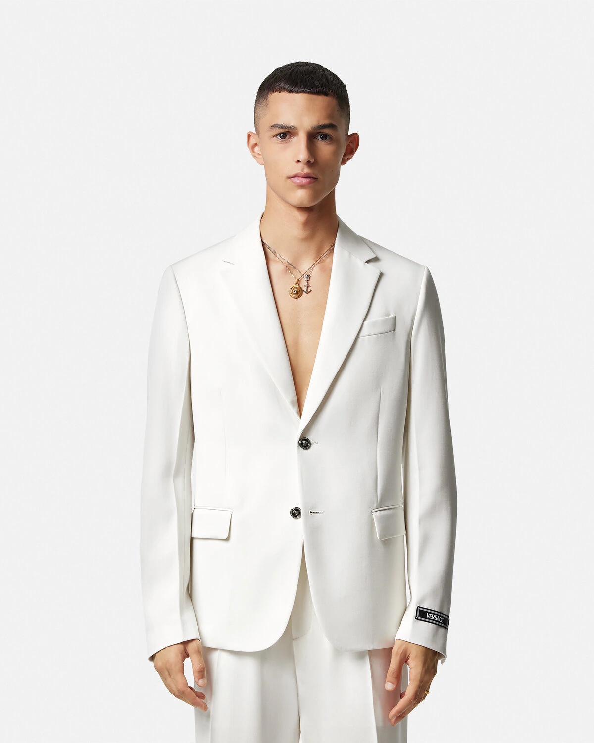 Grain de Poudre Single-Breasted Blazer - 4