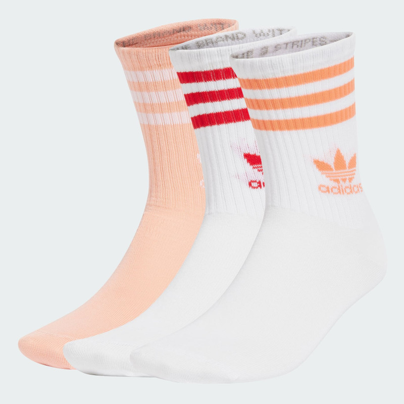 Mid Cut Crew Socks 3 Pairs 1