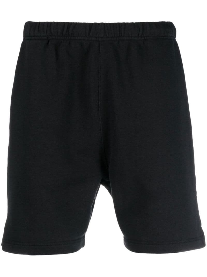 logo-patch cotton shorts - 1