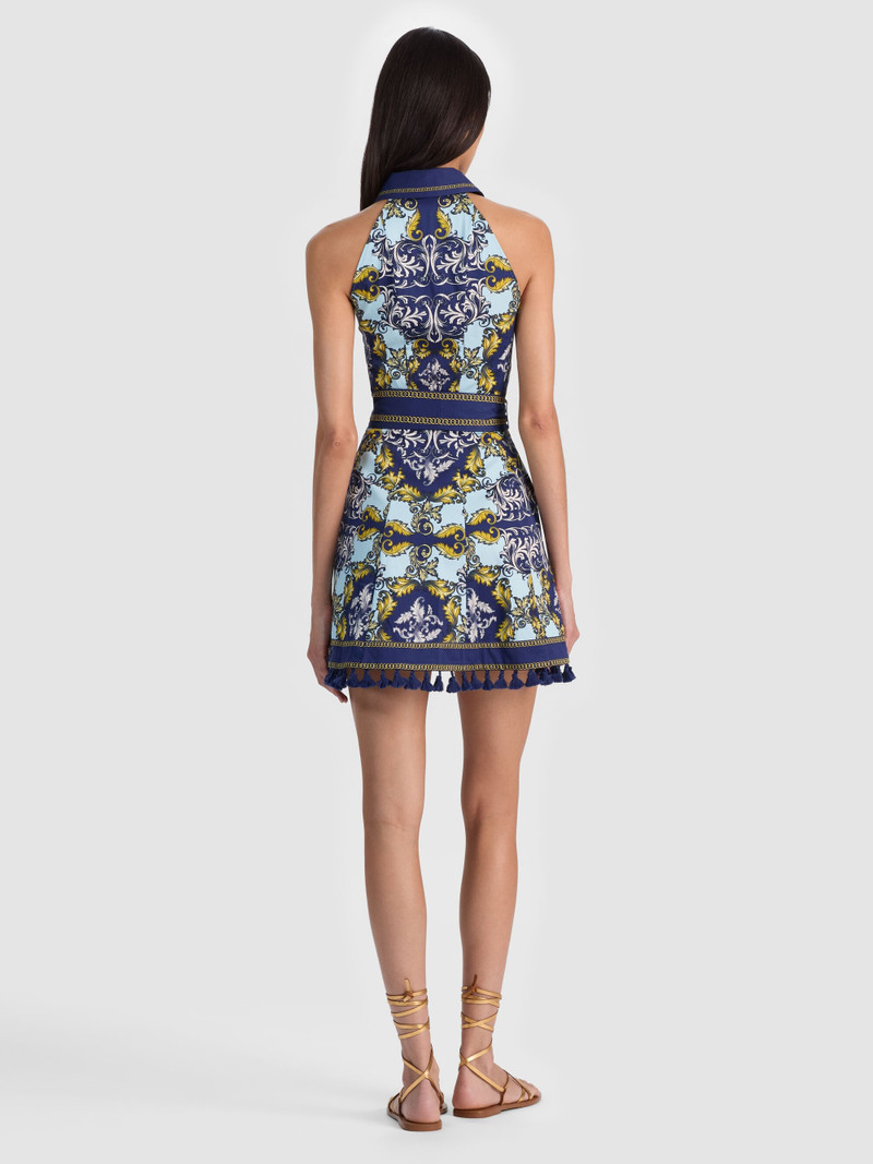 Alice + Olivia LUCY SLEEVELESS MINI SHIRT DRESS outlook