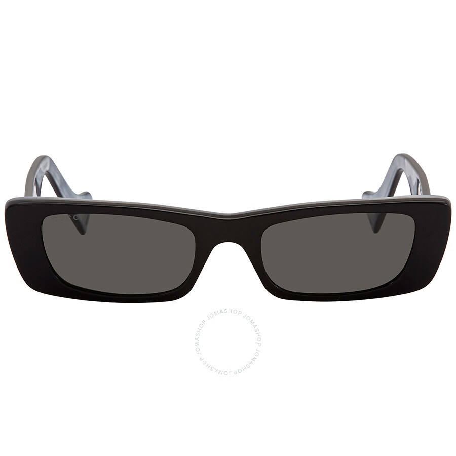Open Box - Gucci Grey Rectangular Ladies Sunglasses GG0516S 001 52 - 1