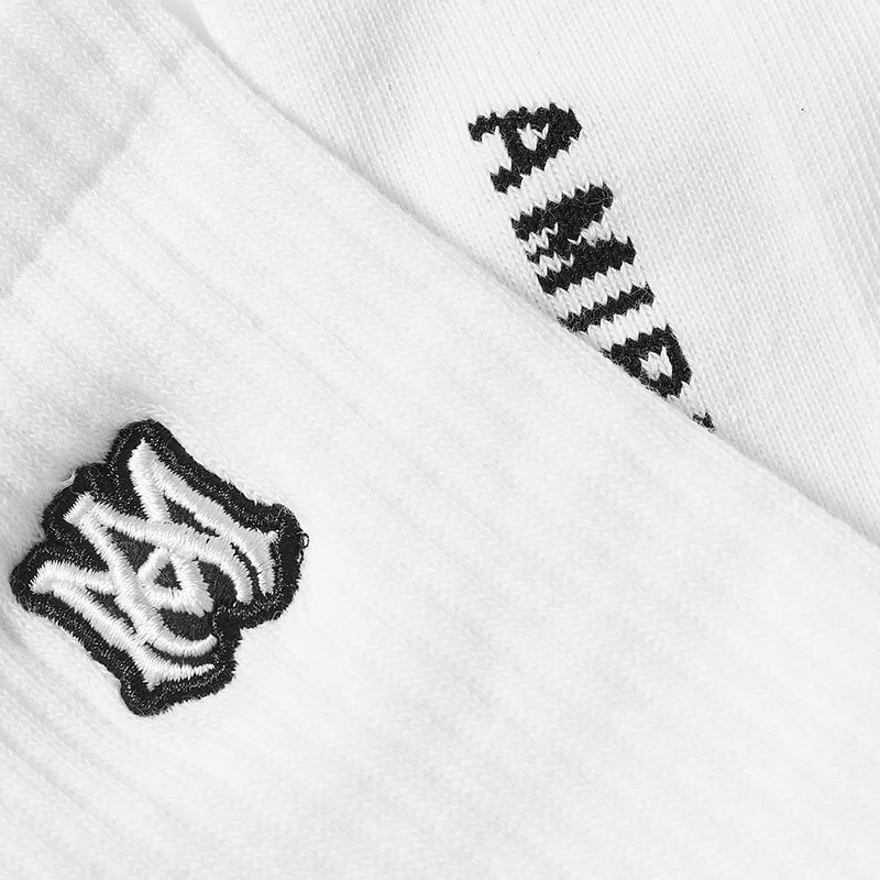 AMIRI AMIRI Ma Embroidery Patch Sock outlook