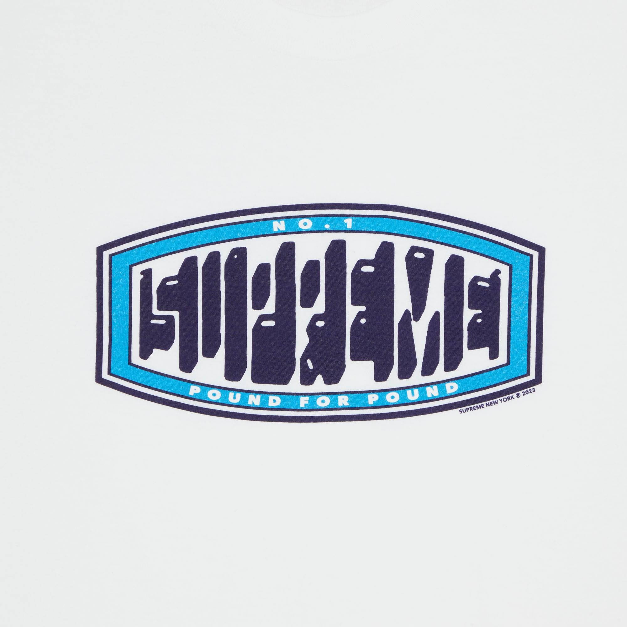 Supreme Pound Tee 'White' - 2