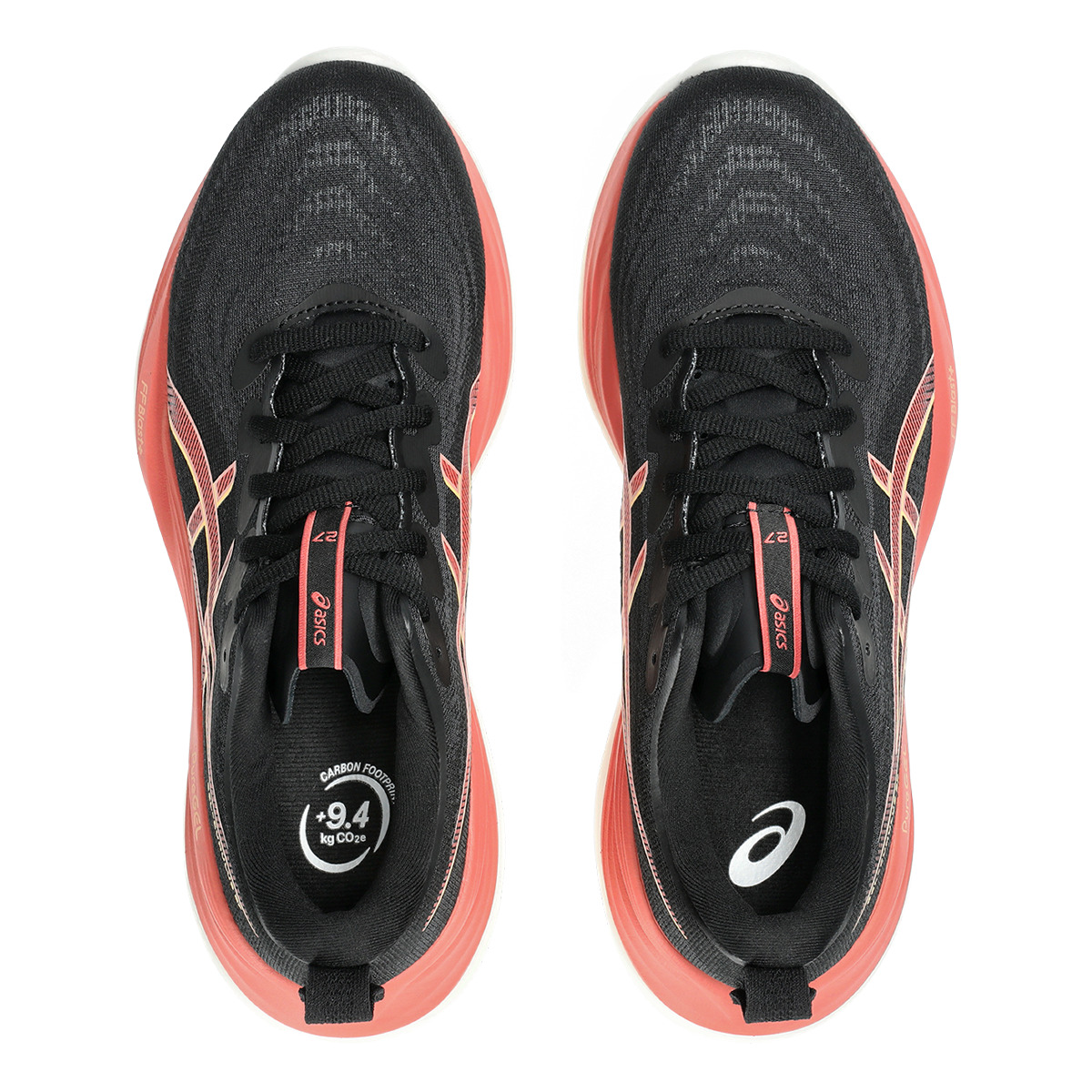 Asics Gel Cumulus 27 Black - Orange Glow - 3