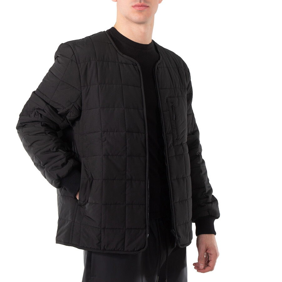Rains Black Water-Repellent Quilted Liner Jacket - 2