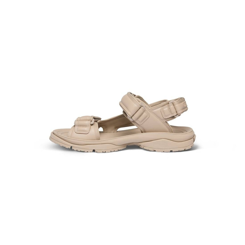 BALENCIAGA Women's Tourist Sandal in Brown outlook