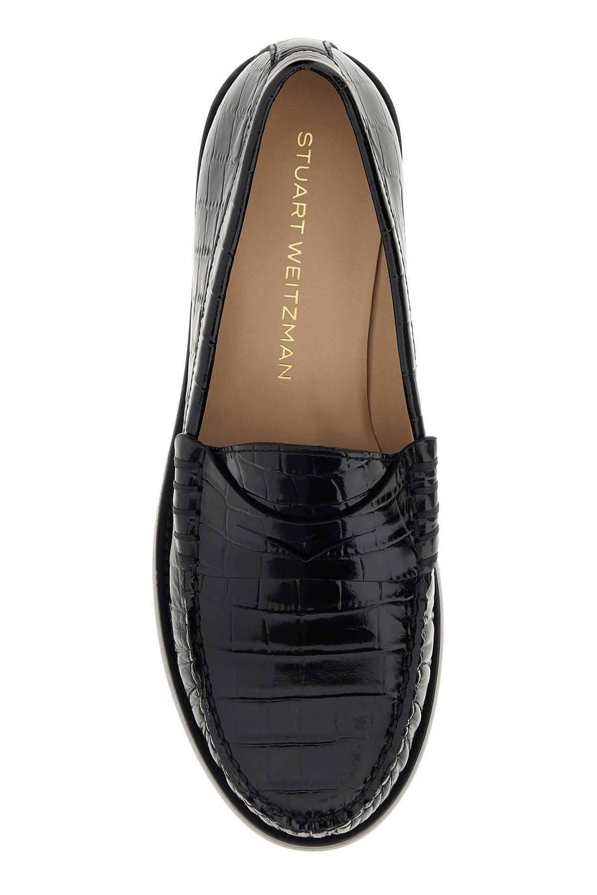 Black leather Lottie loafers - 4