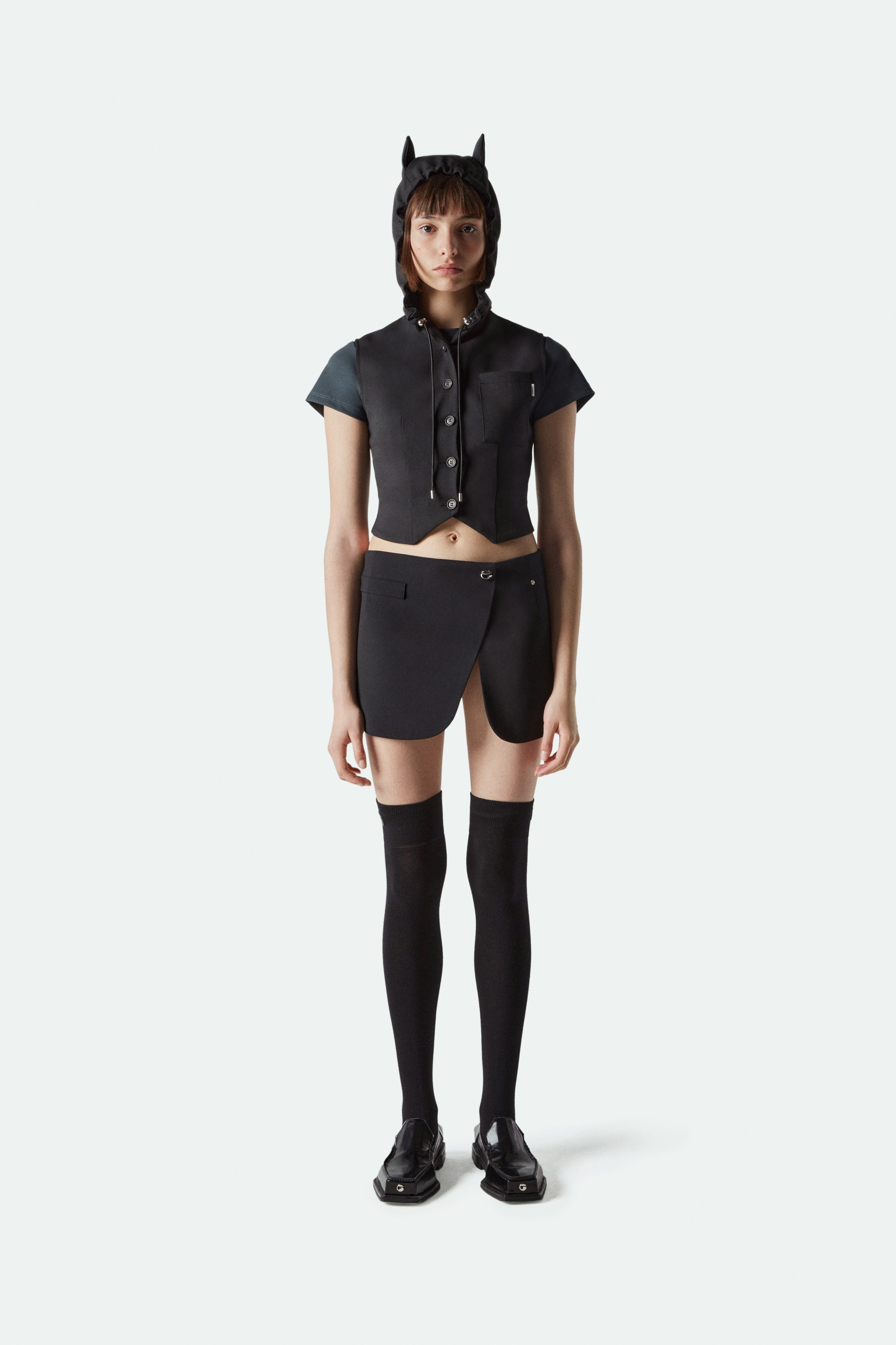 Tailored Mini Skirt - 2