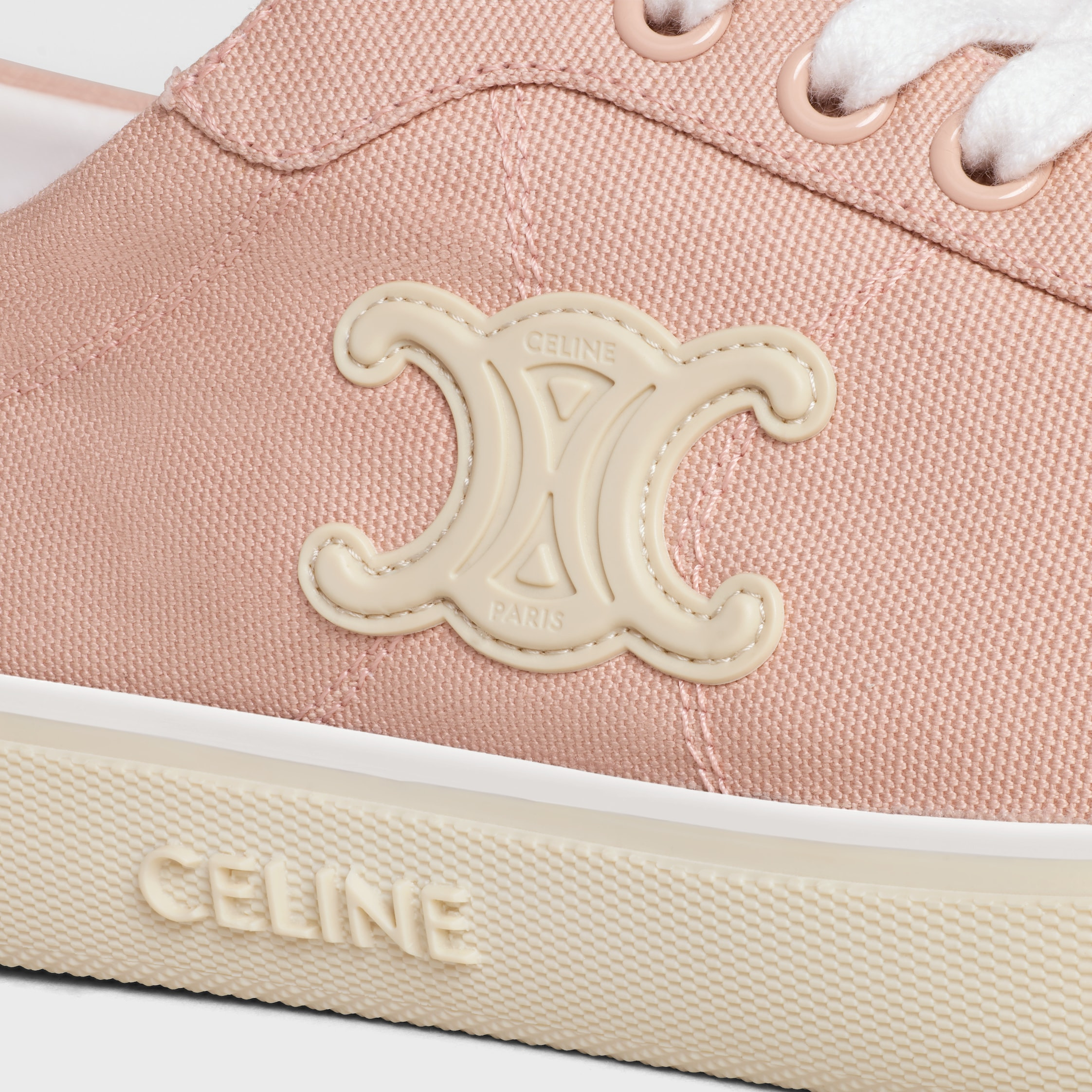 CELINE ALAN SNEAKERS WITH TRIOMPHE IN Canvas - 5