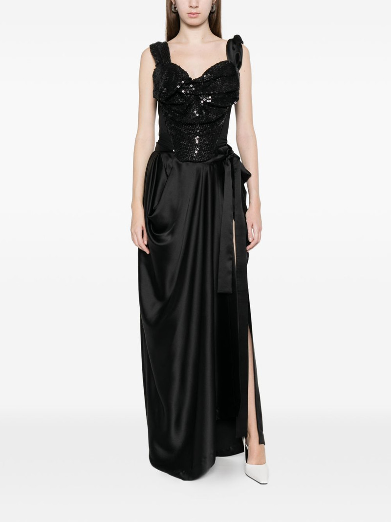 Vivienne Westwood Kendall tie wrap maxi skirt outlook