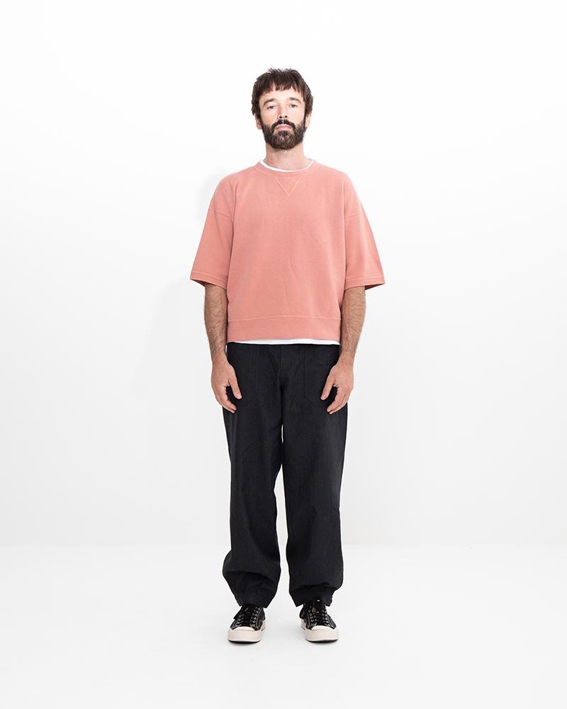 JUMBO SB SWEAT S/S DMGD (U.D.) PINK - 3