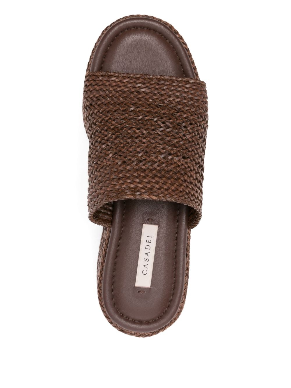 woven platform sandals - 4