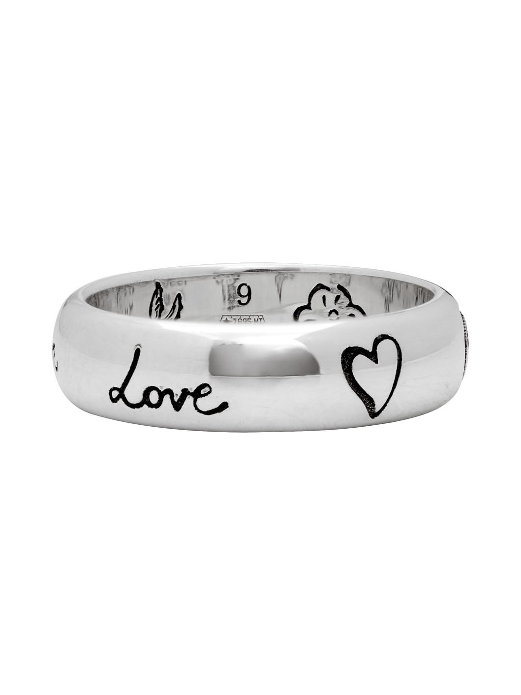 Silver 'Blind For Love' Ring - 3