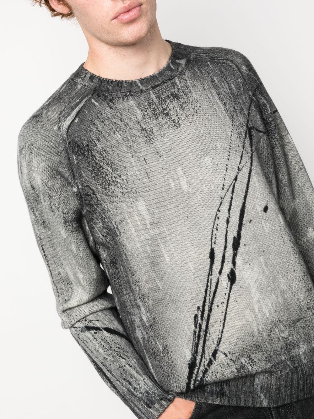crew-neck merino wool-blend sweatshirt - 5