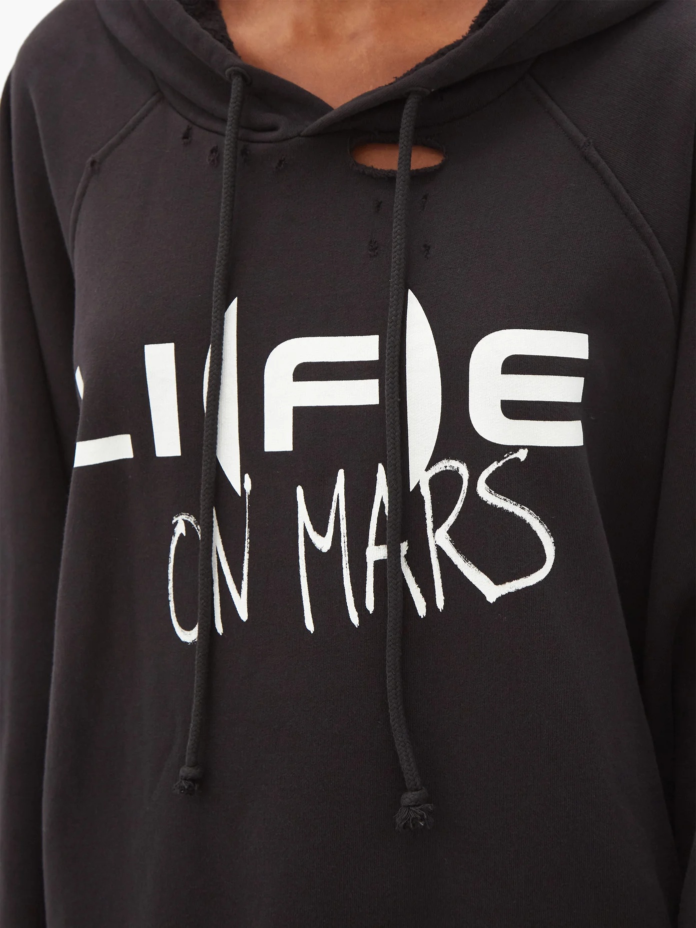 Life on Mars cotton-jersey hooded sweatshirt - 3