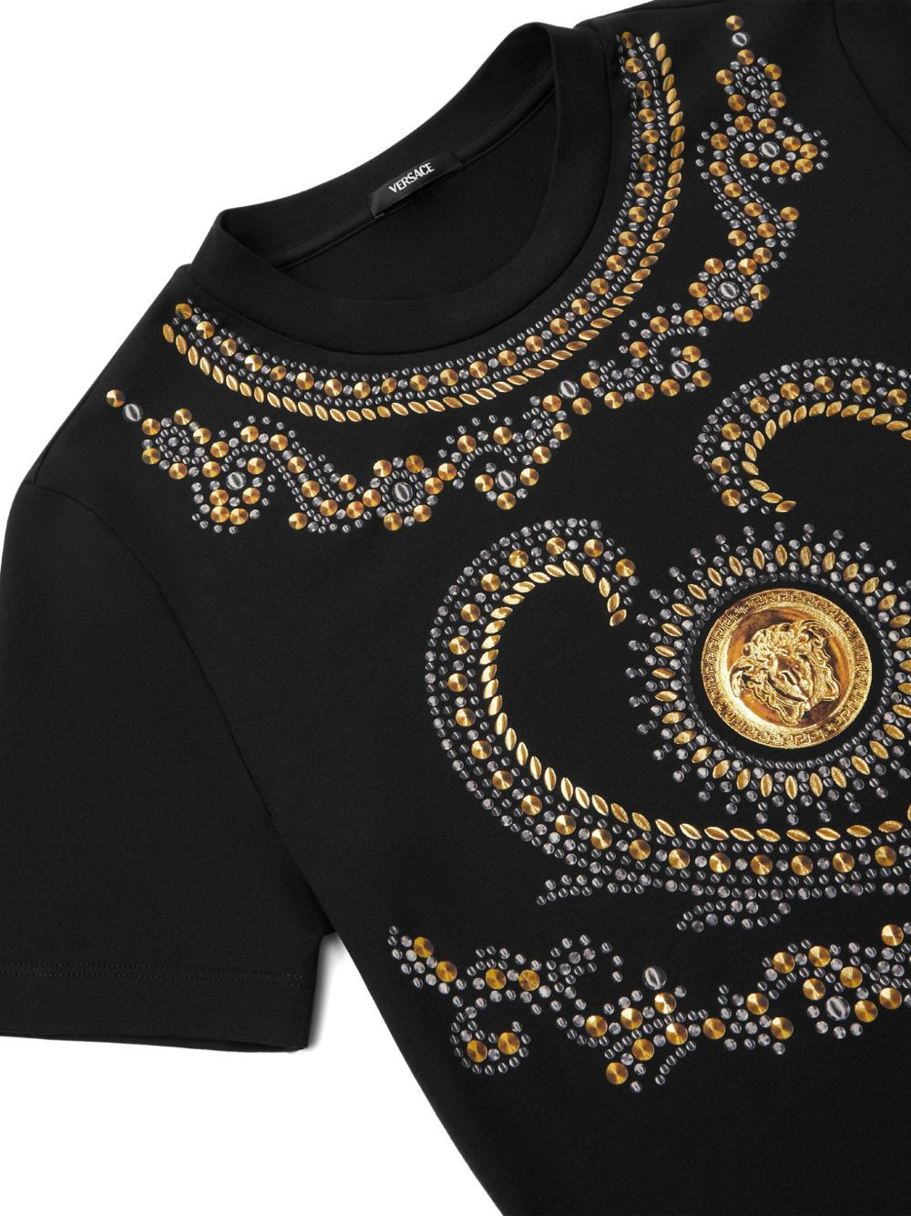 crystal-embellishment T-shirt - 3
