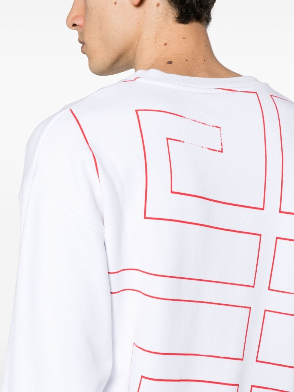 4G printed cotton sweatshirt - 5