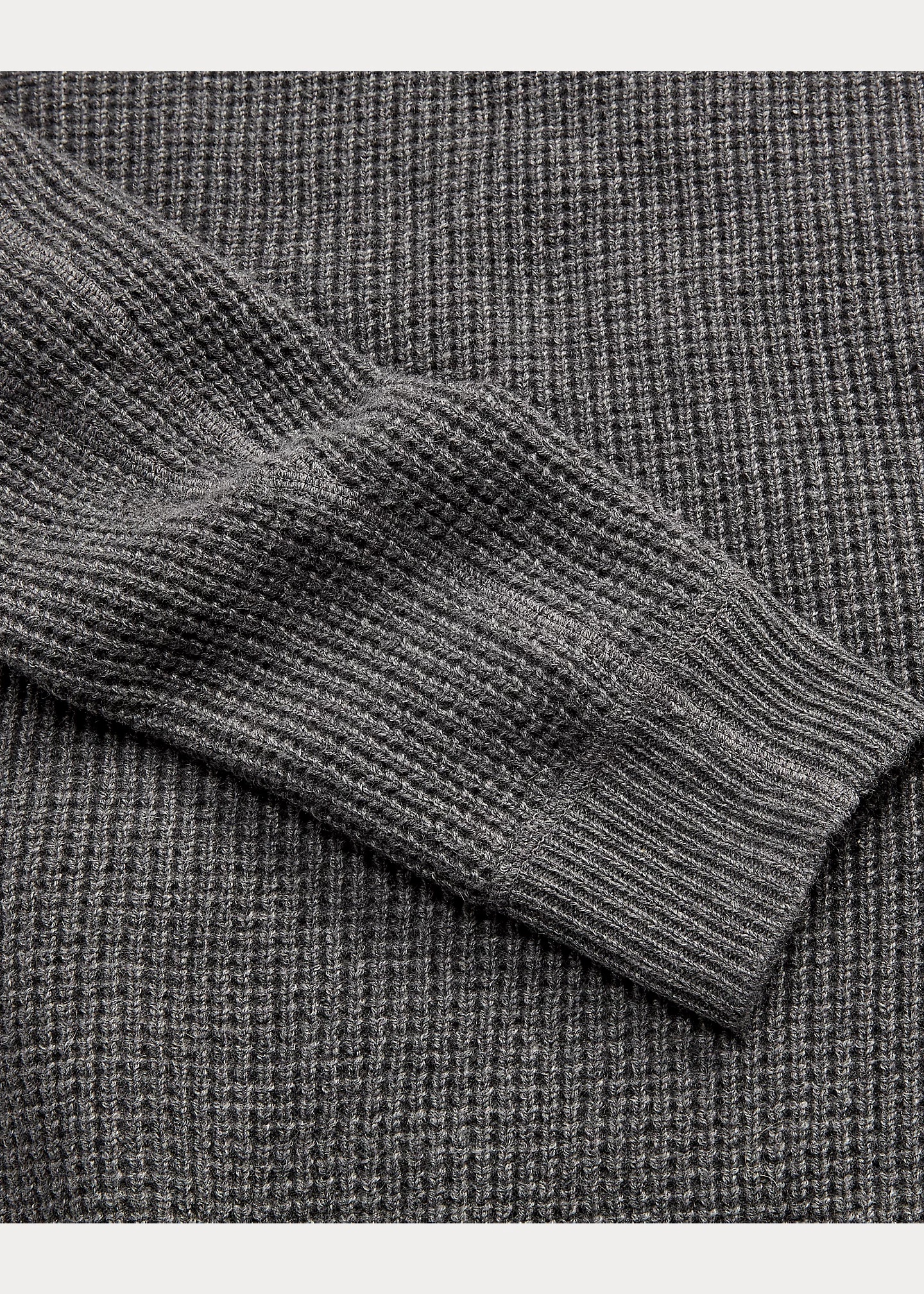 Waffle-Knit Cashmere Sweater - 4