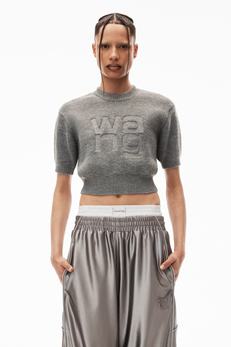 short sleeve pullover in compact deboss 2